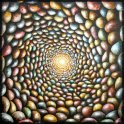 Auch kleine Ziele sind Ziele Acryl auf Leinwand;
70 x 70 cm; verkauft